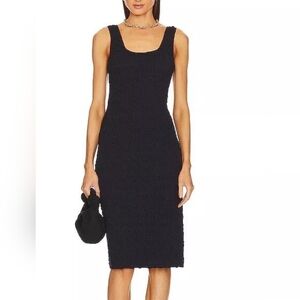 NEW VINCE square neck tank dress